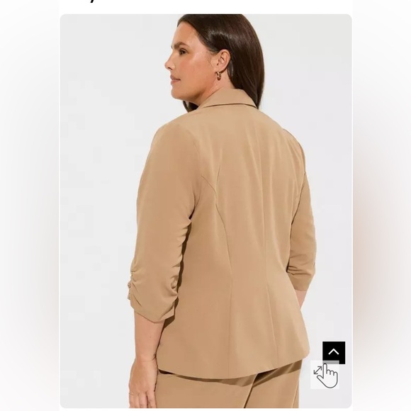 Torrid City Twill Classic Fit Blazer EUC Size 3 - Picture 9 of 10